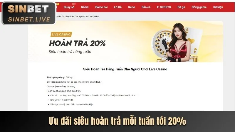 Hoàn trả cược thể thao hàng tuần ae6789 win